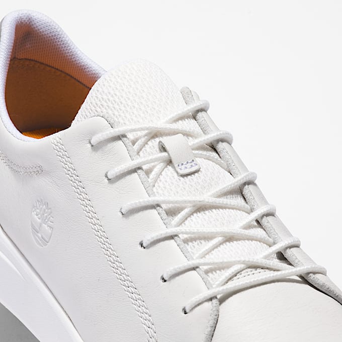Seneca Bay Low Lace Up Trainer for Men in White