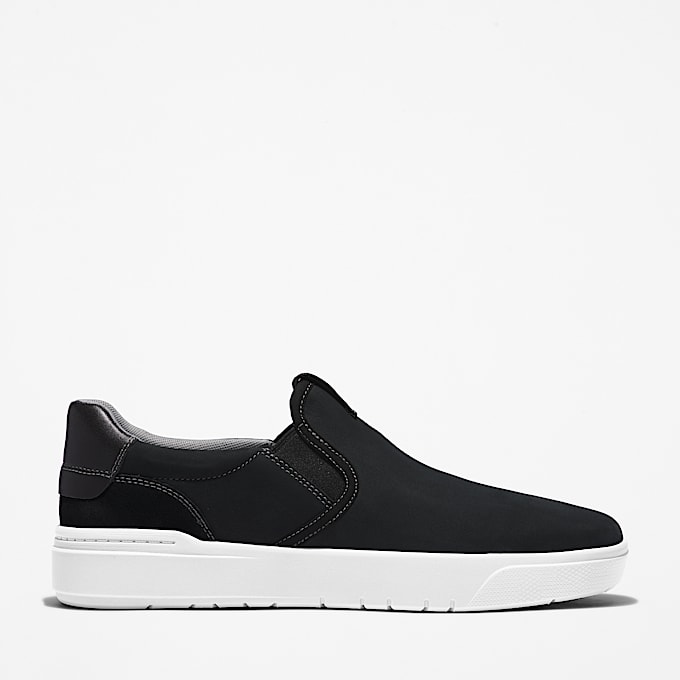 Basket sans lacets Seneca Bay pour homme en noir - 1