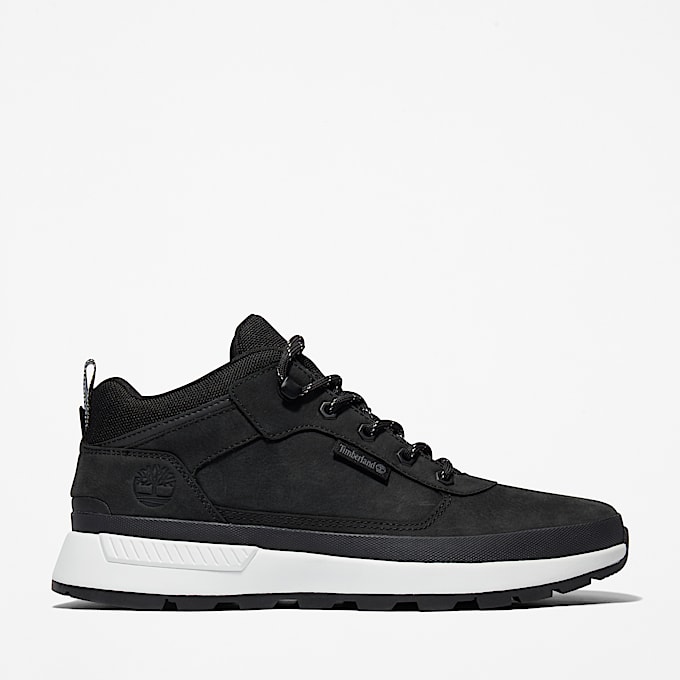 Field Trekker Low Lace-Up Trainer for Men in Black - 1