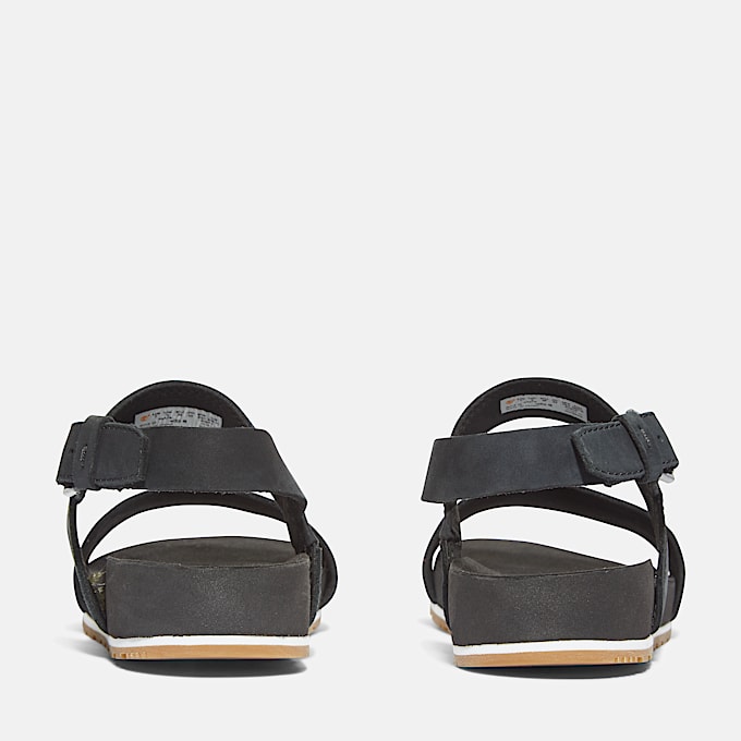 Malibu Waves Sandale mit Fersenriemen für Damen in Schwarz