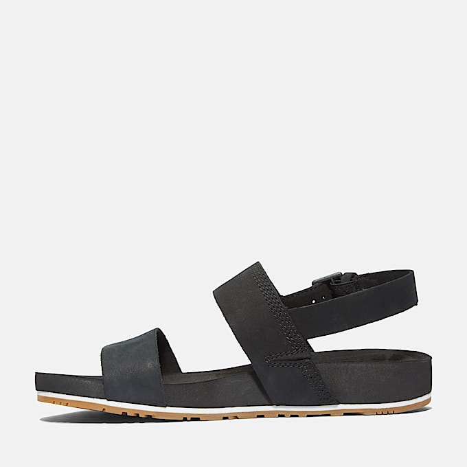 Malibu Waves Sandale mit Fersenriemen für Damen in Schwarz