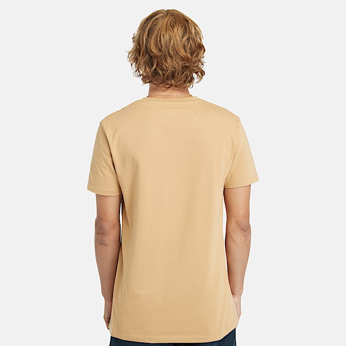 T-shirt Dunstan River da Uomo in giallo chiaro
