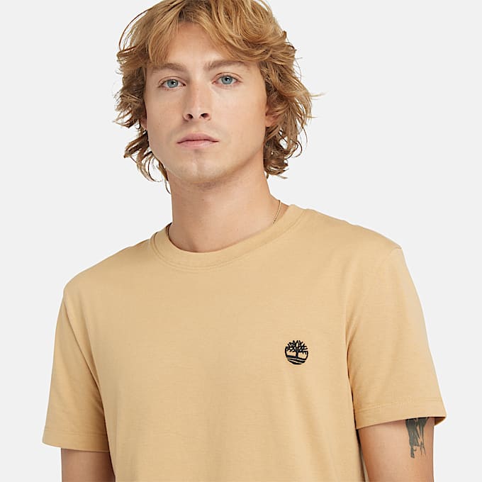 T-shirt Dunstan River da Uomo in giallo chiaro