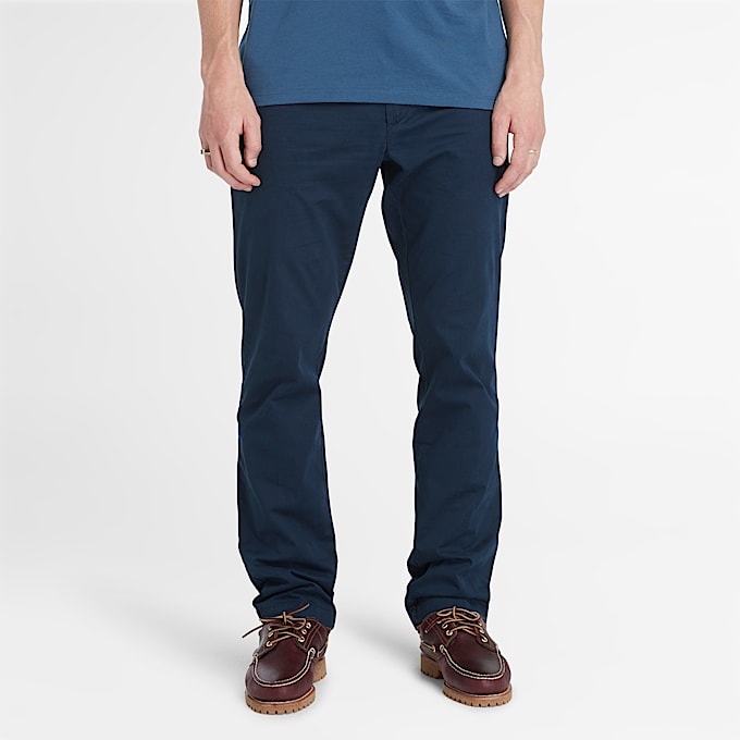 Claremont Chinohose aus Twill für Herren in Dunkelblau - 1