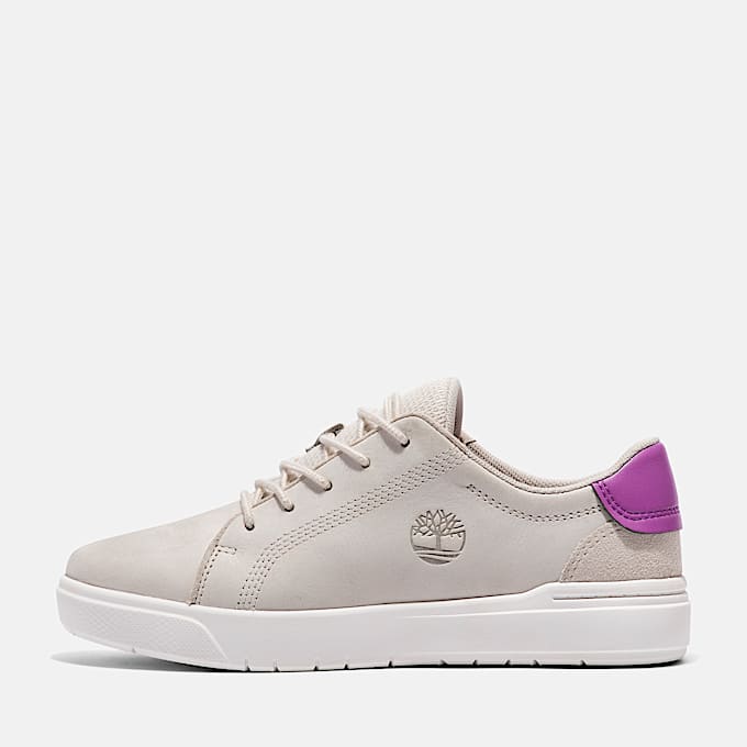 Seneca Bay Lace-up Trainer for Junior in Beige