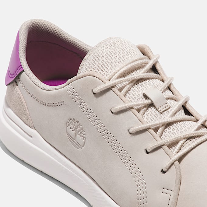 Seneca Bay Lace-up Trainer for Junior in Beige