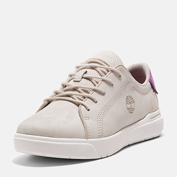 Seneca Bay Lace-up Trainer for Junior in Beige