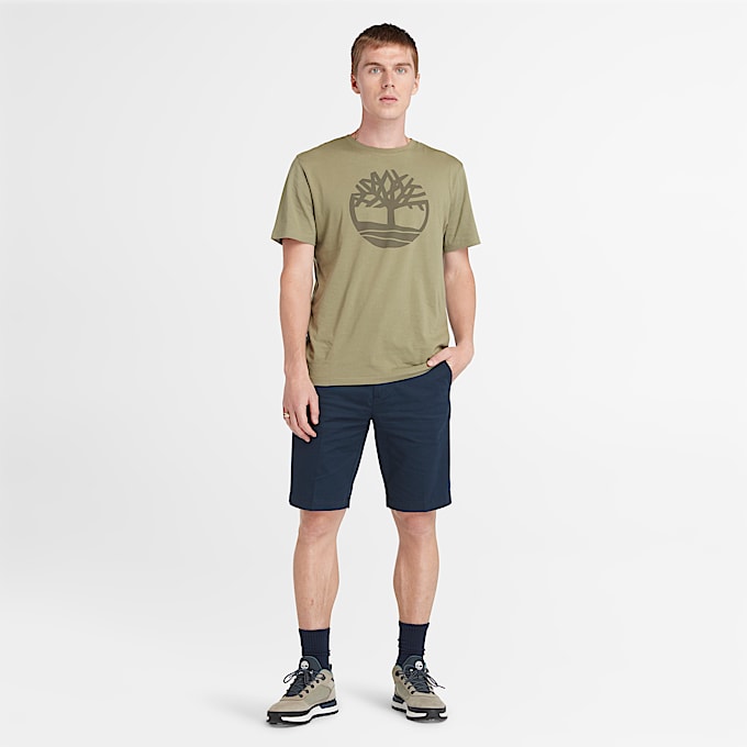Shorts Chino in Twill Claremont da Uomo in blu scuro