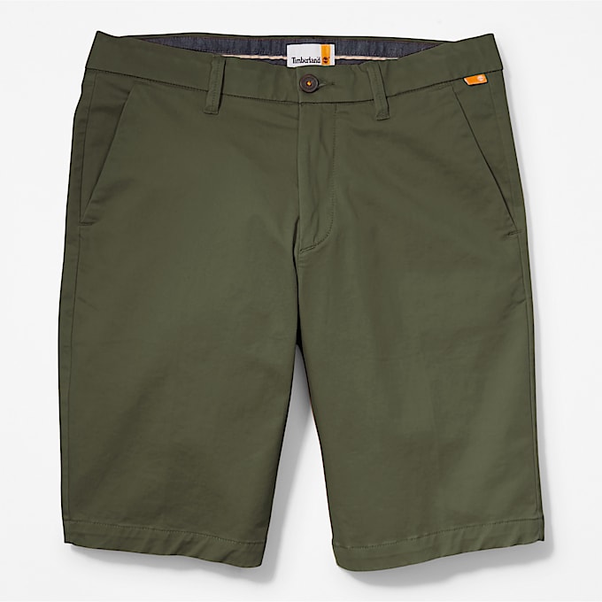 Claremont Chinoshorts aus Twill für Herren in Grün