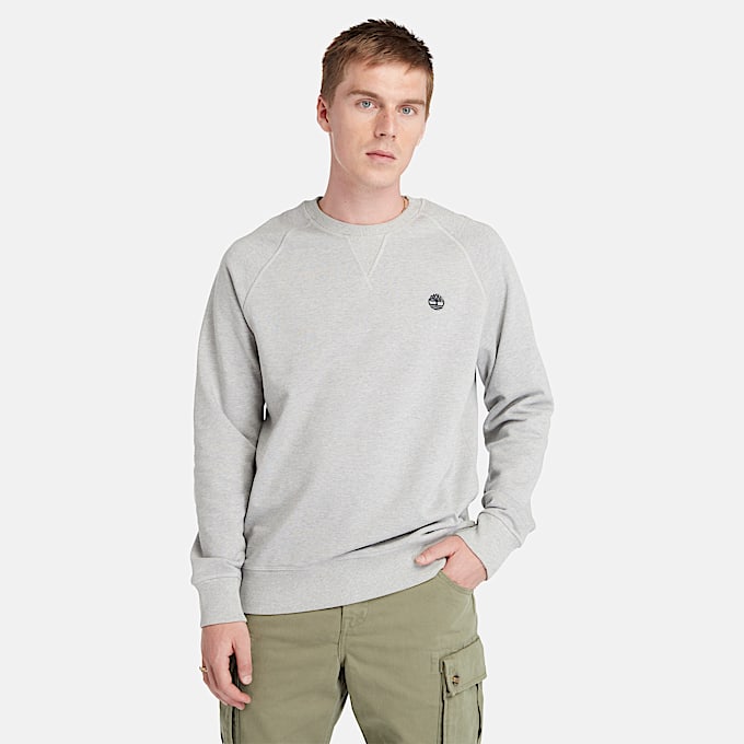 Exeter River Loopback Crewneck Sweatshirt for Men in Grey - 1