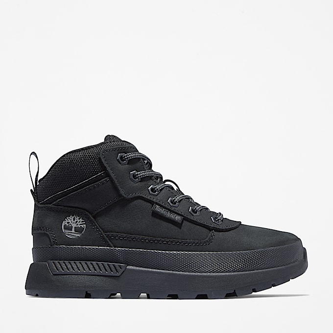 Field Trekker Halfhoge Sneaker voor juniors in Zwart - 1