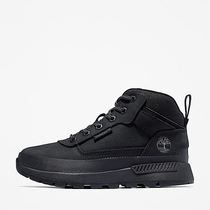 Field Trekker Halfhoge Sneaker voor juniors in Zwart