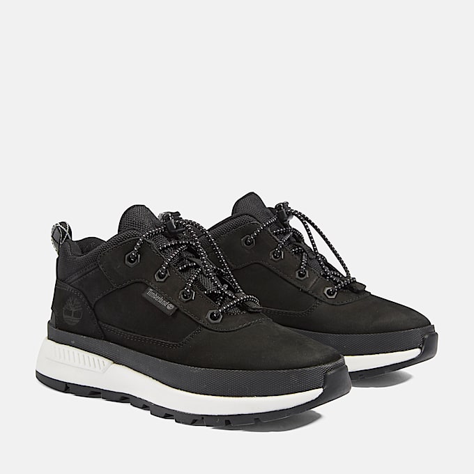 Field Trekker Bungee Sneaker für Jugendliche in Schwarz