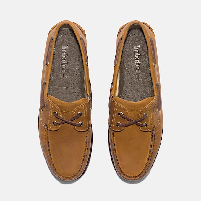 Classic Boat Shoe for Men in Yellow