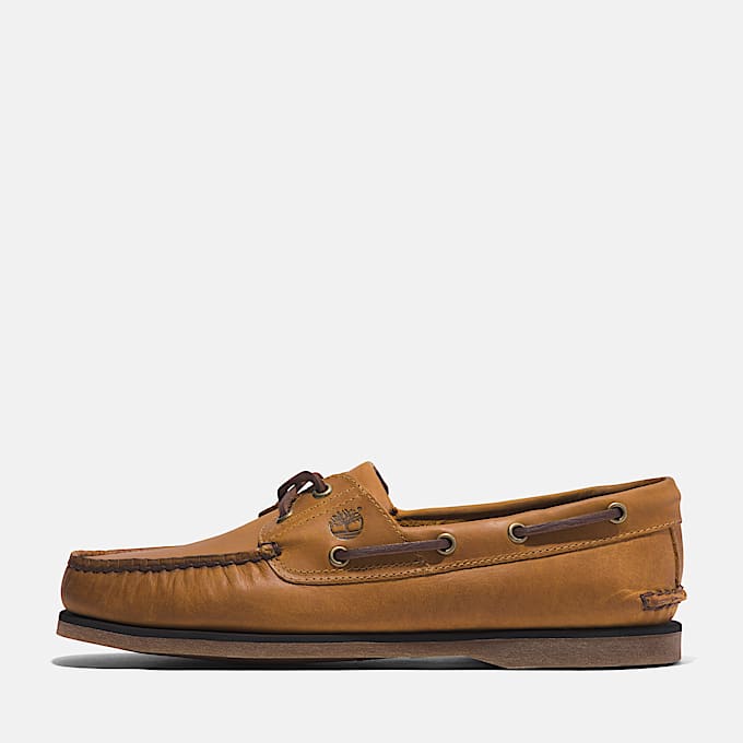 Classic Boat Shoe for Men in Yellow