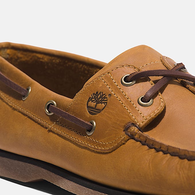 Classic Boat Shoe for Men in Yellow