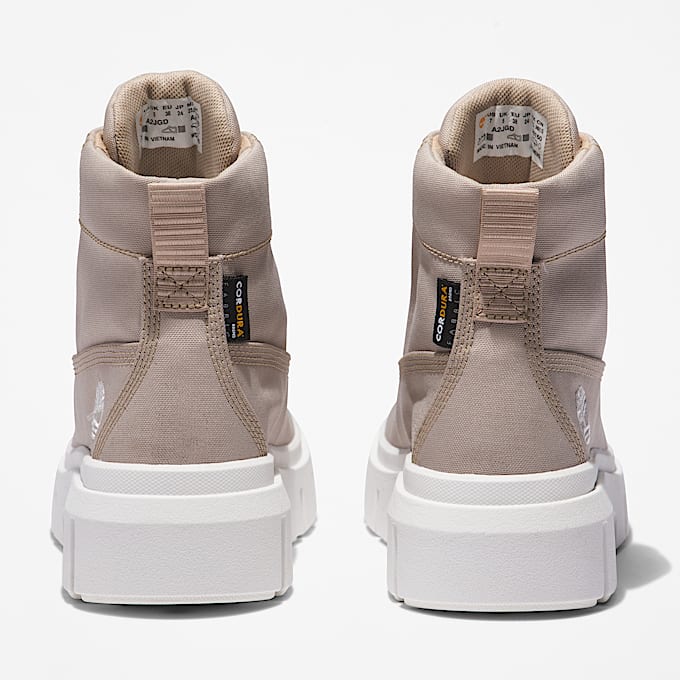 Stivale Stringato Greyfield Mid da Donna in beige