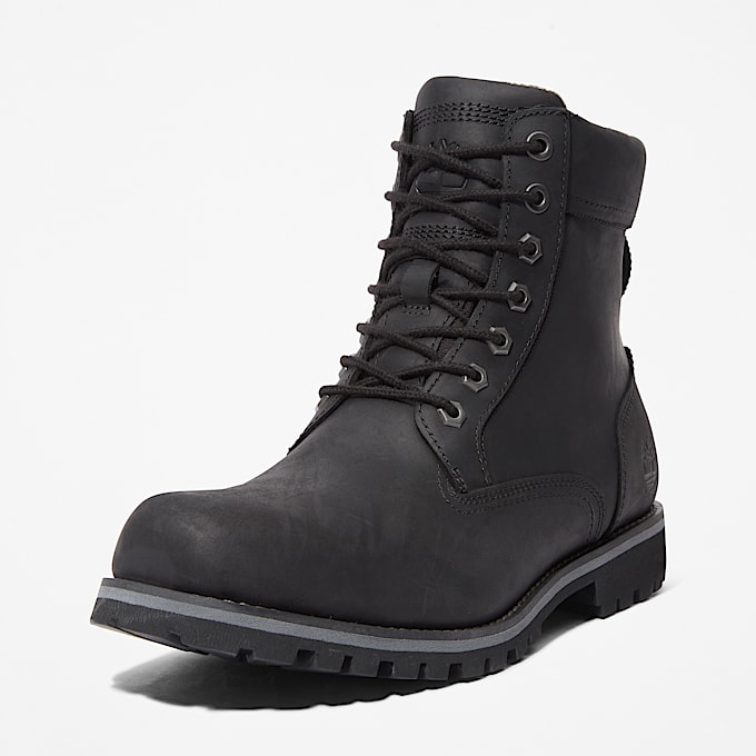 Stivale Impermeabile Rugged da Uomo in colore nero