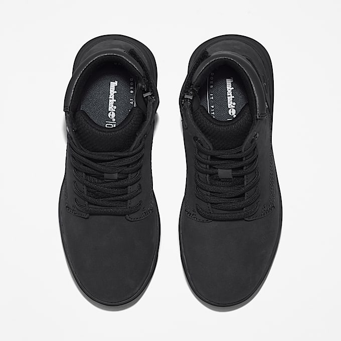 Basket mi-haute Seneca Bay pour enfant en noir