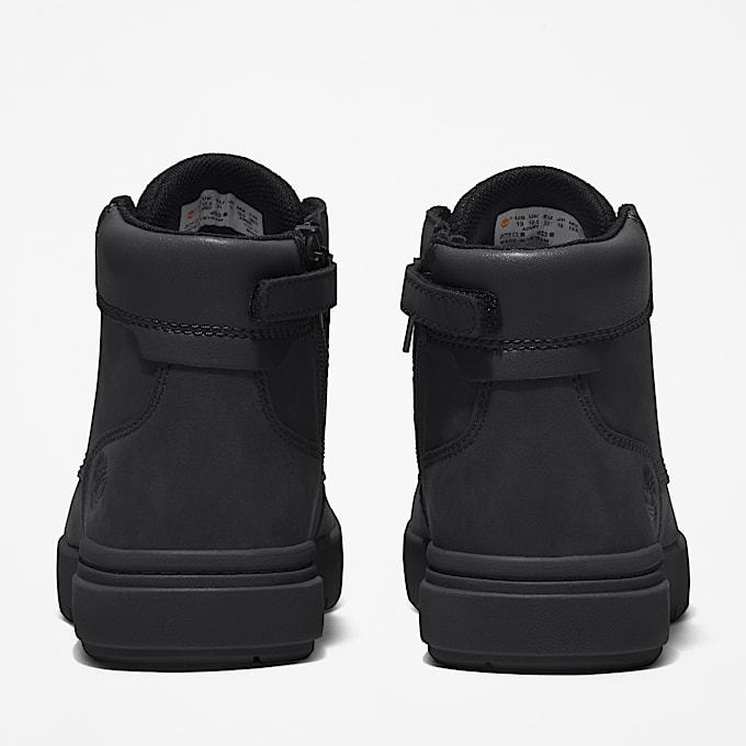 Basket mi-haute Seneca Bay pour enfant en noir