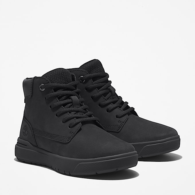 Basket mi-haute Seneca Bay pour enfant en noir
