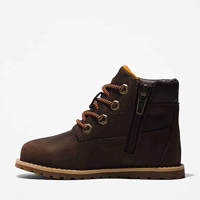 Pokey Pine Boot for Toddler in Dark Brown