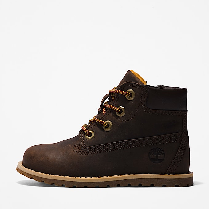 Pokey Pine Boot for Toddler in Dark Brown