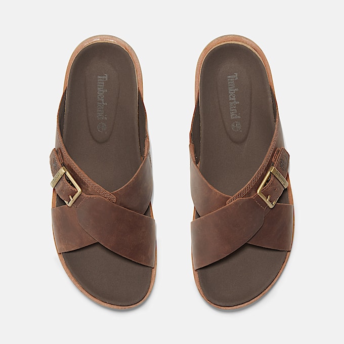 Amalfi Vibes Slipper voor heren in bruin