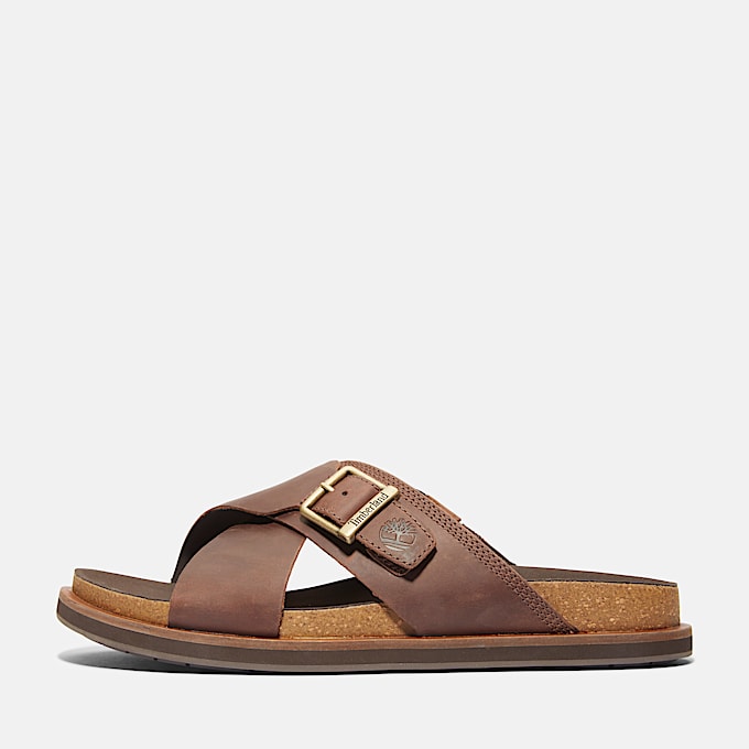 Amalfi Vibes Slipper voor heren in bruin