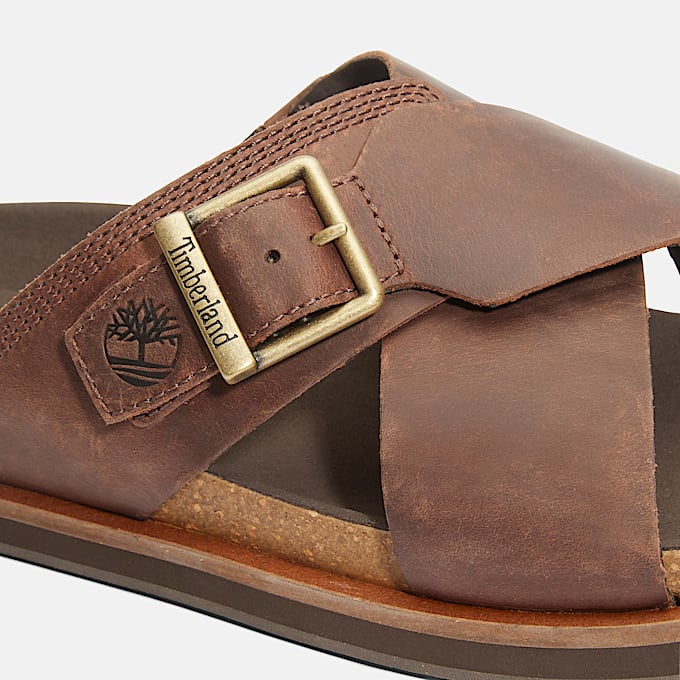 Amalfi Vibes Slipper voor heren in bruin