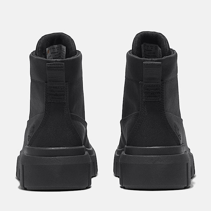 Stivale Stringato Greyfield Mid da Donna in colore nero