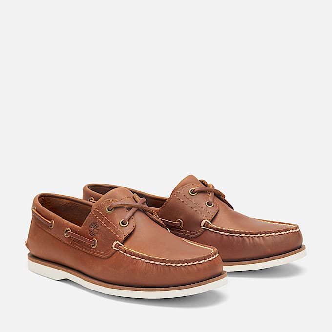 Classic Boat Shoe for Men in Light Brown