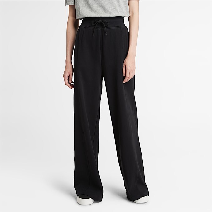 Lush Palazzo Trousers for Women in Black - 1