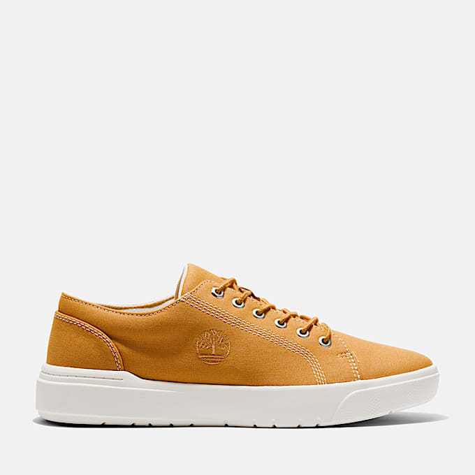 Seneca Bay Low Lace Up Trainer for Men in Yellow - 1