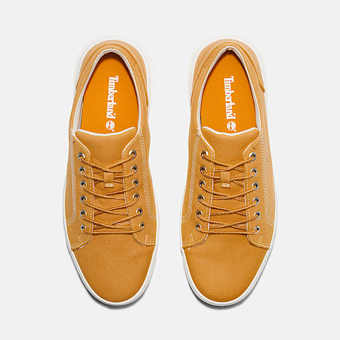 Seneca Bay Low Lace Up Trainer for Men in Yellow