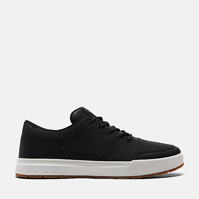 Maple Grove Lace-up Low Trainer for Men in Black - 1