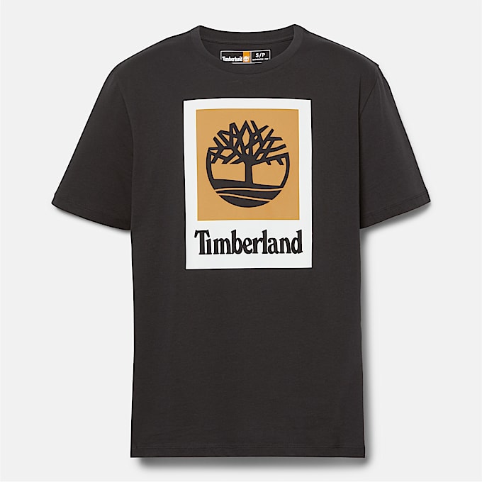 All Gender Stack Logo T-Shirt in Black