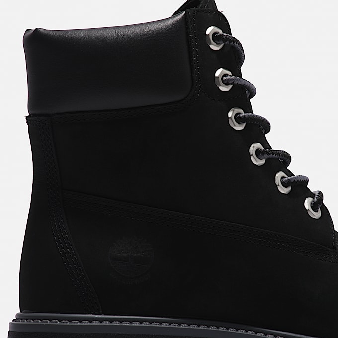 6-inch Boot compensée imperméable Stone Street pour femme en noir