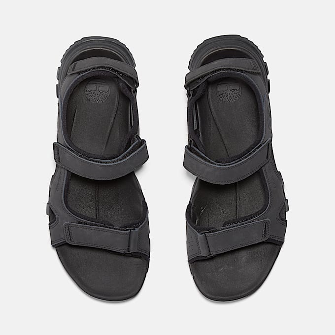 Lincoln Peak Backstrap Sandal for Men in Black
