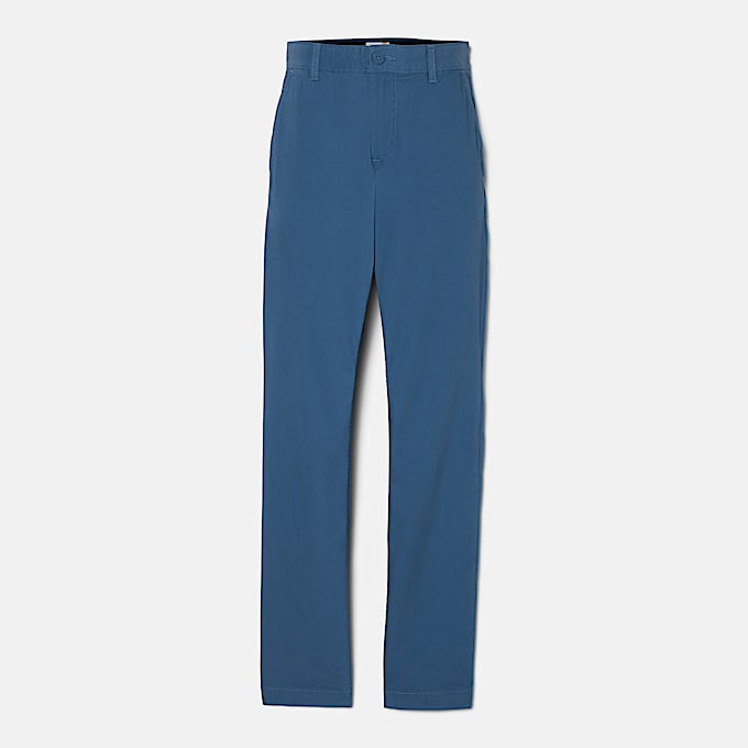 Pantaloni Chino in Popeline Claremont da Uomo in blu