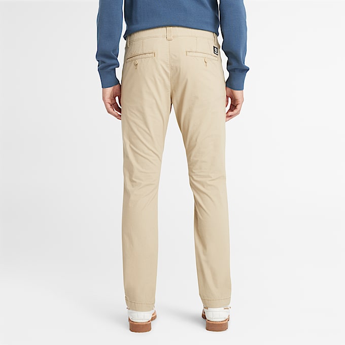 Claremont Chinohose aus Popeline für Herren in Beige