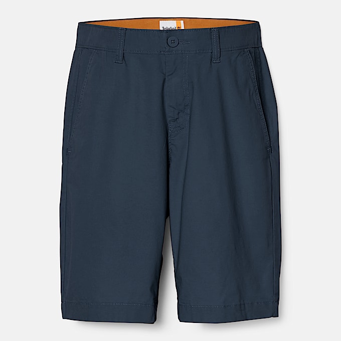 Shorts Chino in Popeline Claremont da Uomo in blu scuro