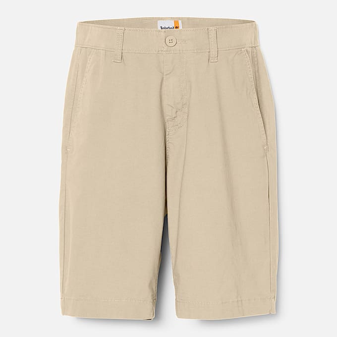 Calções Chino em Popelina Claremont para Homem em bege