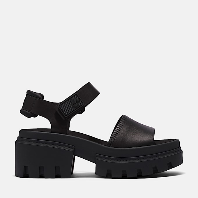 Everleigh Backstrap Sandal for Women in Black - 1