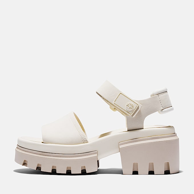 Everleigh Sandale mit Fersenriemen für Damen in Weiß