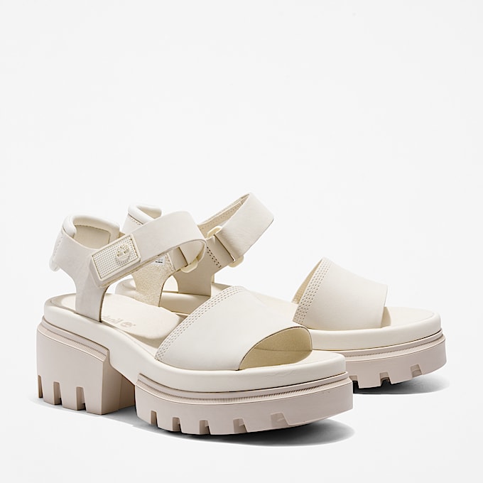 Everleigh Sandale mit Fersenriemen für Damen in Weiß