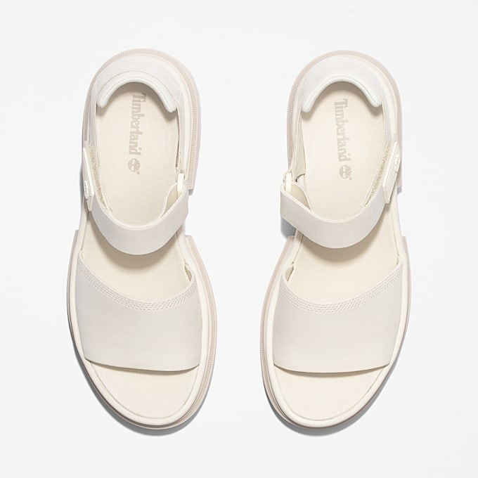 Sandalo con Cinturino Posteriore Everleigh da Donna in bianco