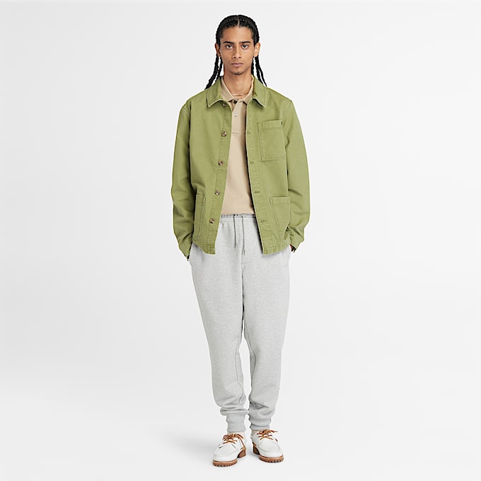 Pantalon de survêtement à envers bouclé Exeter River pour homme en gris