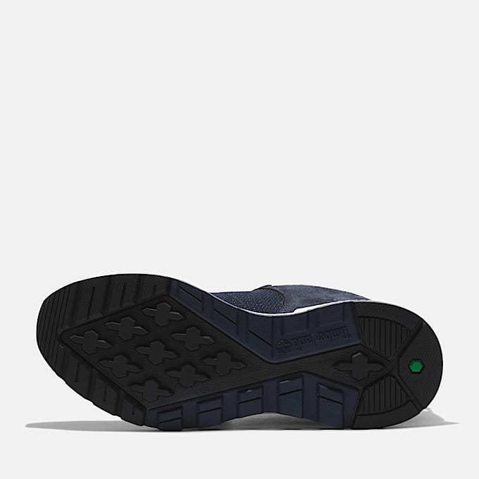 Basket basse à lacets Sprint Trekker pour homme en bleu foncé
