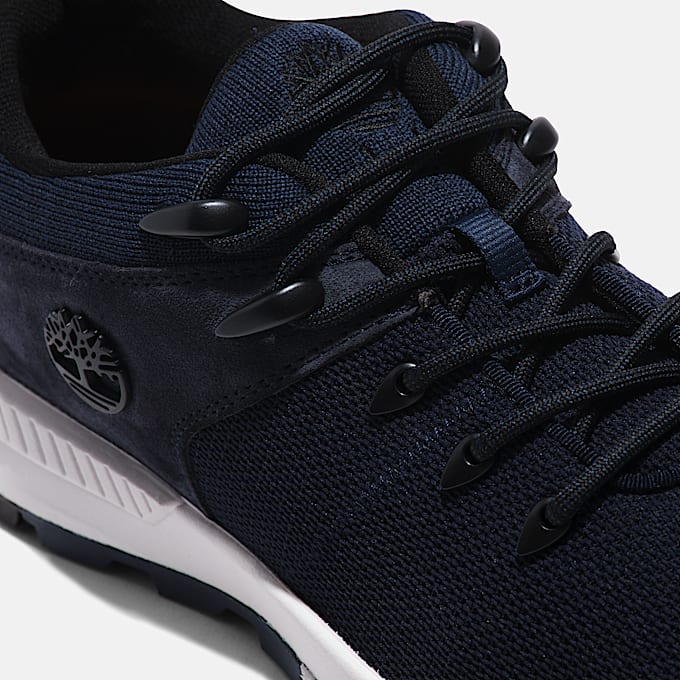 Basket basse à lacets Sprint Trekker pour homme en bleu foncé